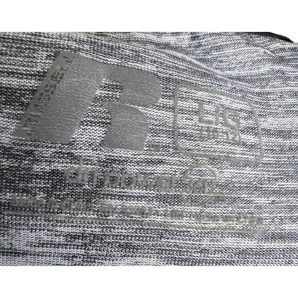 Russell Dri-Power 360 Sweater sweatshirt Boys Large 10 - 12 Gray Long Sleeve - Picture 5 of 7